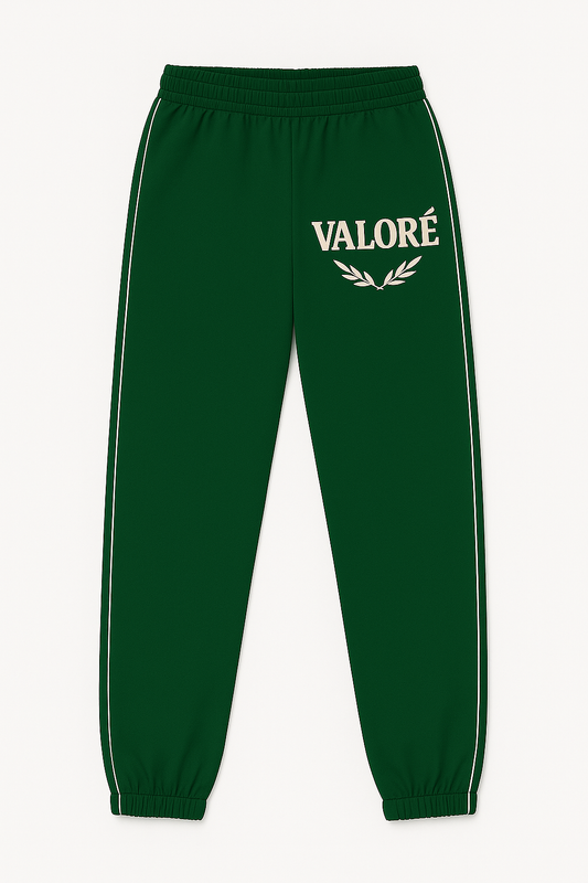 VALORÉ Nylon Track Pants - Green